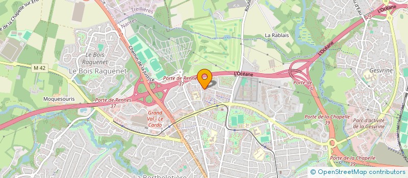 localisation de l'entreprise NANTENNE JEUNES à NANTES