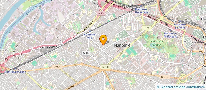 localisation de l'entreprise NANTERRE 25 BARBET  NANTERRE