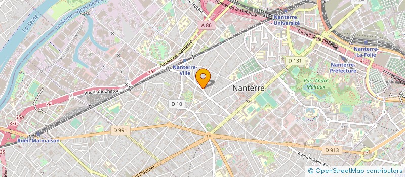 localisation de l'entreprise NANTERRE AUTOS à NANTERRE