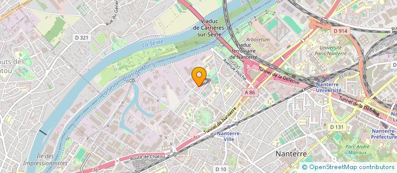 localisation de l'entreprise NANTERRE FUTSAL  NANTERRE