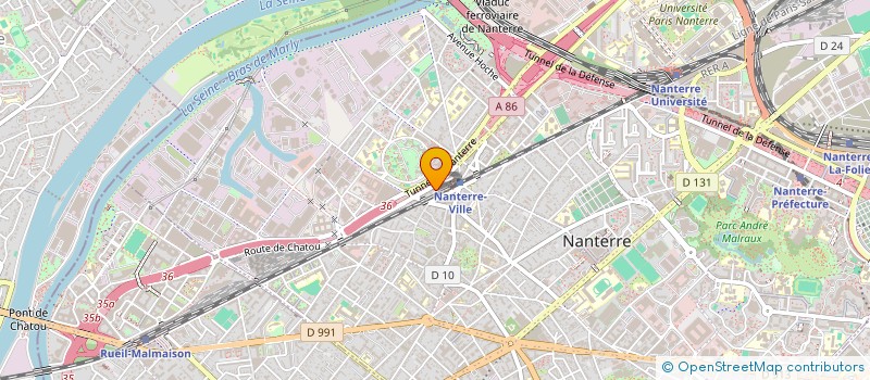 localisation de l'entreprise NANTERRE POEVIE  NANTERRE