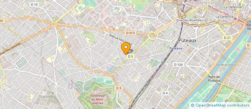 localisation de l'entreprise NANTERRE - SOLUTIONS  NANTERRE