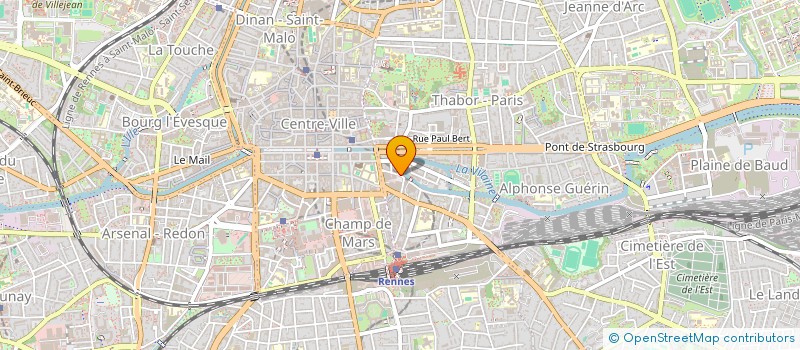 localisation de l'entreprise NANTES 15 BIS RUE DE STRASBOURG  RENNES