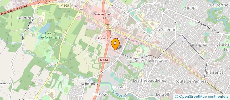 localisation de l'entreprise NANTES ACCASTILLAGE à SAINT-HERBLAIN