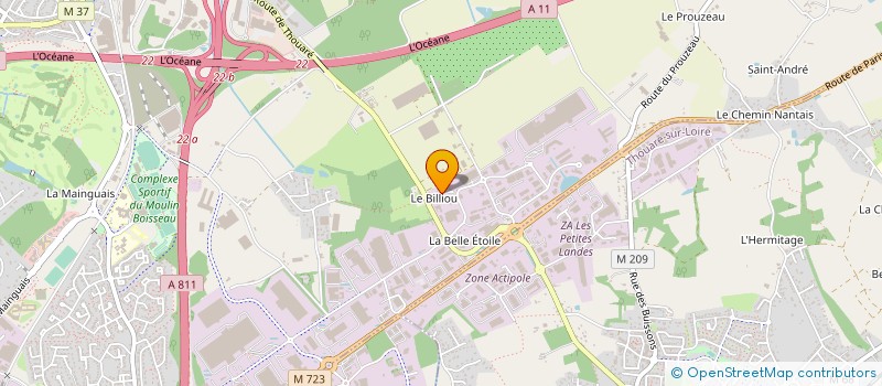 localisation de l'entreprise NANTES ADMINISTRATION SERVICES à CARQUEFOU