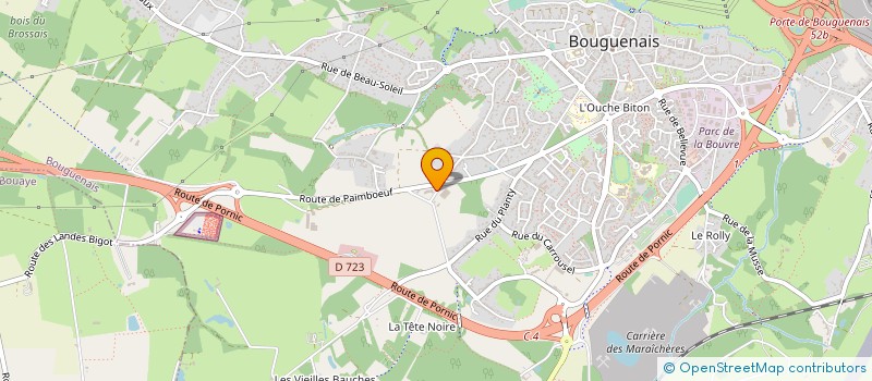 localisation de l'entreprise NANTES ATLANTIQUE ELECTRICITE à BOUGUENAIS