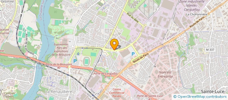 localisation de l'entreprise NANTES ATLANTIQUE MARATHON à NANTES
