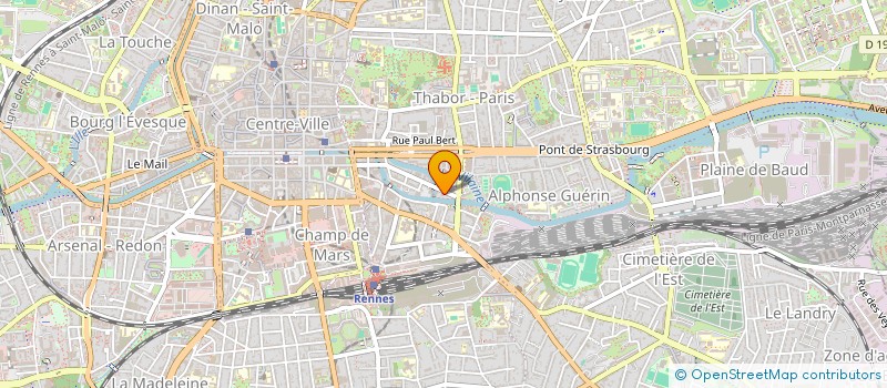 localisation de l'entreprise NANTES AUVERGNE  RENNES