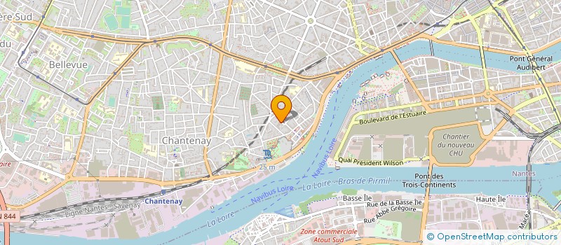 localisation de l'entreprise NANTES BASKET HERMINE à NANTES
