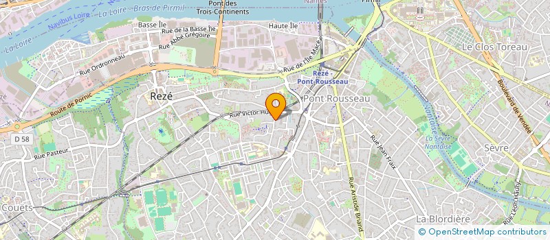 localisation de l'entreprise NANTES CAUCASE SOLIDARITE à REZE