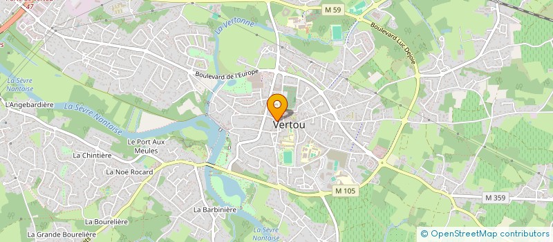 localisation de l'entreprise NANTES CONSTRUCTIONS  VERTOU