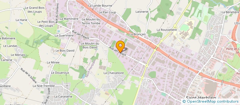 localisation de l'entreprise NANTES COORDINATION SECURITE - NCS à SAINT-HERBLAIN