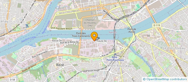 localisation de l'entreprise NANTES DECO à REZE