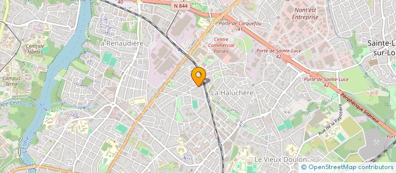 localisation de l'entreprise NANTES EST BOXING CLUB à NANTES