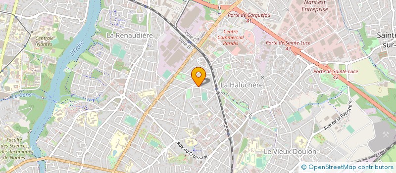 localisation de l'entreprise NANTES EST FORME à NANTES