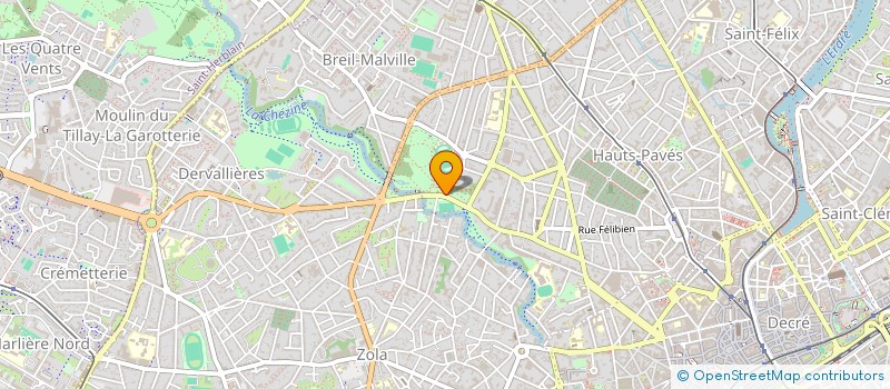 localisation de l'entreprise NANTES EST UN JARDIN  NANTES