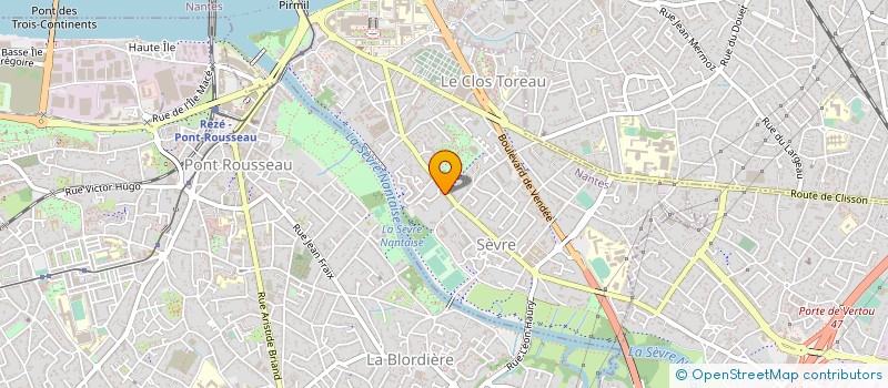 localisation de l'entreprise NANTES FLOORBALL (NF) à NANTES