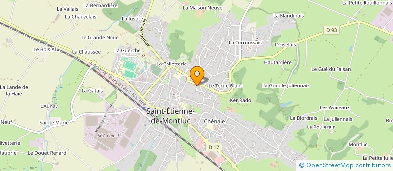 localisation de l'entreprise NANTES GOLF CLUB  VIGNEUX-DE-BRETAGNE