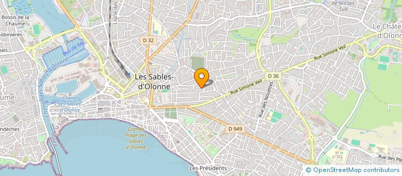 localisation de l'entreprise NANTES INEDIT à LES SABLES D'OLONNE