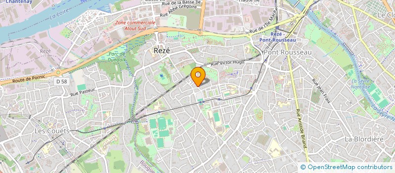 localisation de l'entreprise NANTES LIBERTANGO à REZE