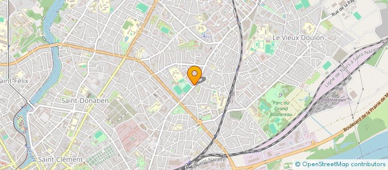 localisation de l'entreprise NANTES OMNISPORT SUBAQUATIQUE SECOURISME (NOSS) à NANTES