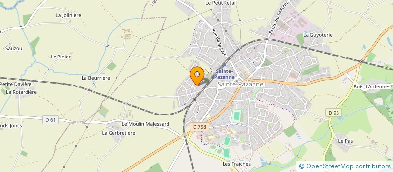 localisation de l'entreprise NANTES OUVERTURES à SAINTE-PAZANNE