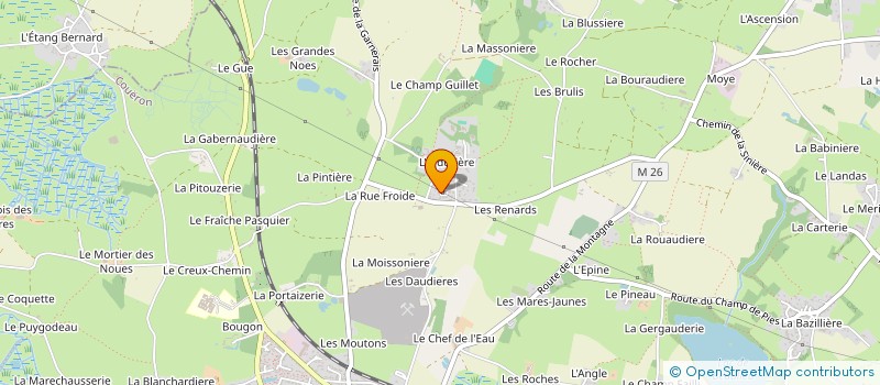 localisation de l'entreprise NANTES PEINTURE SOL à COUERON