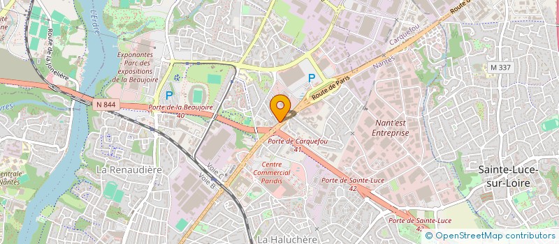 localisation de l'entreprise NANTES PNEUMATIQUES à NANTES