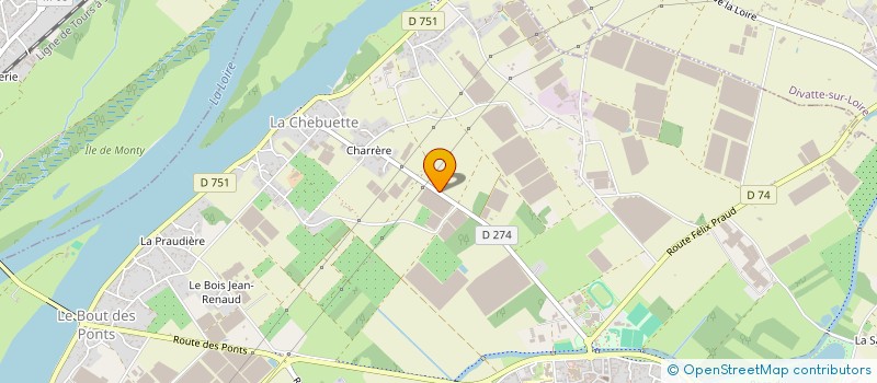 localisation de l'entreprise NANTES PRIM  SAINT-JULIEN-DE-CONCELLES