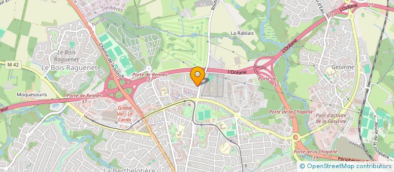 localisation de l'entreprise NANTES.RB à NANTES
