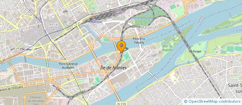 localisation de l'entreprise NANTES RUGBY XIII à NANTES
