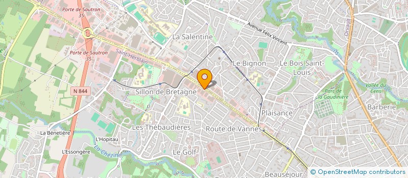 localisation de l'entreprise NANTES SB DISTRIBUTION à SAINT-HERBLAIN