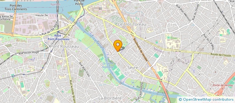 localisation de l'entreprise NANTES SEVRE SCI à NANTES