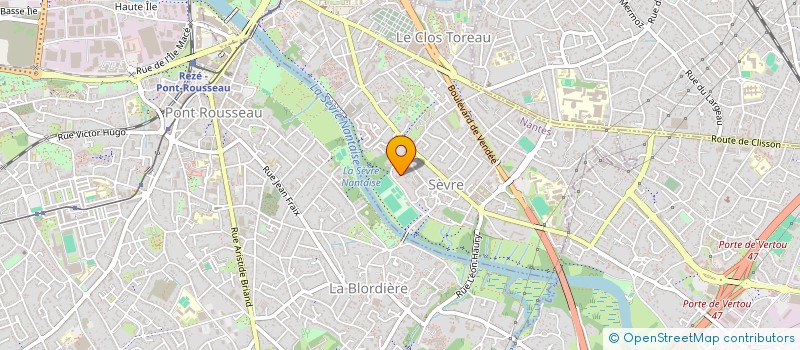 localisation de l'entreprise NANTES SUD 98 à NANTES