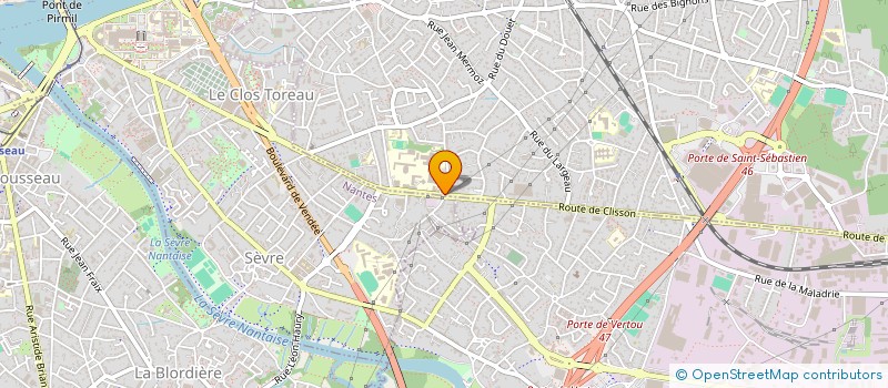 localisation de l'entreprise NANTES SUD DIFFUSION à SAINT-SEBASTIEN-SUR-LOIRE
