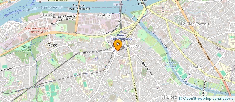 localisation de l'entreprise NANTES SUD IMMOBILIER à REZE