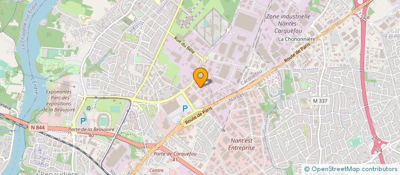 localisation de l'entreprise NANTES UTIL LOC à NANTES