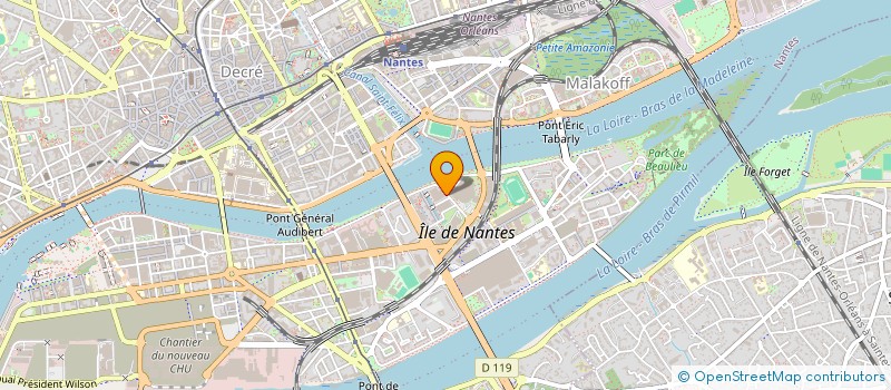 localisation de l'entreprise NANTES VOLLEY BALL à NANTES