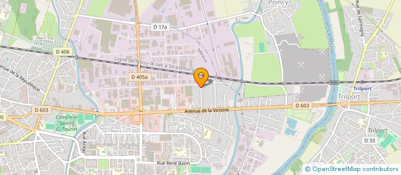 localisation de l'entreprise NANTEUIL 2  MEAUX