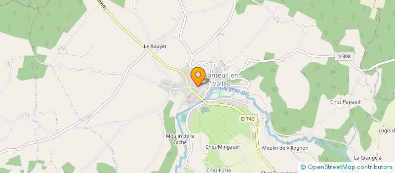 localisation de l'entreprise NANTEUIL LOISIRS ET DETENTE à NANTEUIL-EN-VALLEE