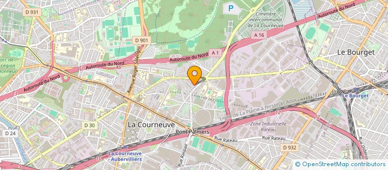 localisation de l'entreprise NANTHAKUMAR à LA COURNEUVE