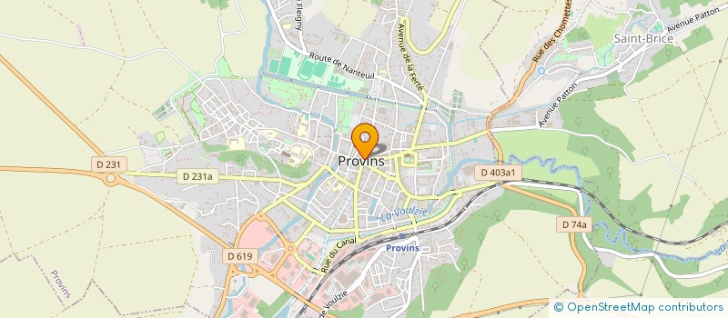 localisation de l'entreprise NANTILLET FRERES à PROVINS