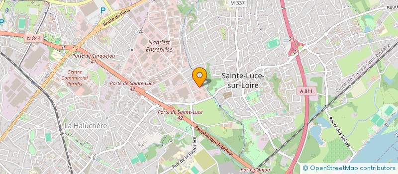 localisation de l'entreprise NANTIMM  NANTES