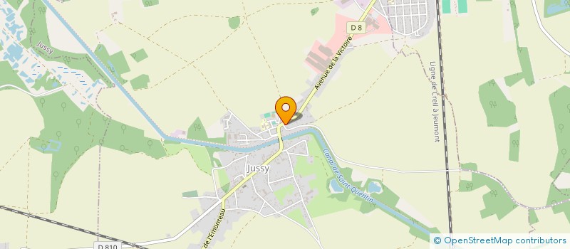 localisation de l'entreprise NANTON  JUSSY