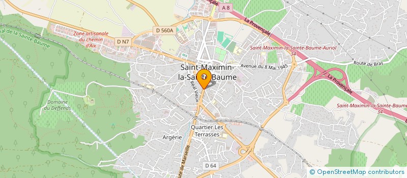 localisation de l'entreprise NANTON INFORMATIQUE  RESEAU  ELECTRICITE à SAINT-MAXIMIN-LA-SAINTE-BAUME
