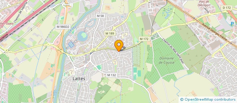 localisation de l'entreprise NANU à LATTES
