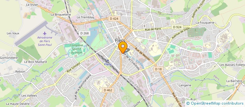 localisation de l'entreprise NANUSA à FLERS