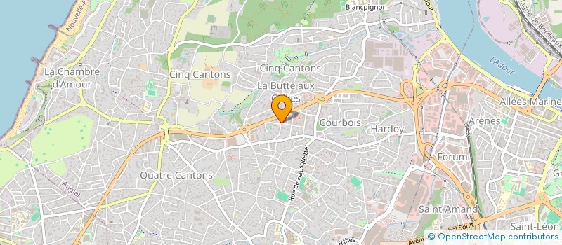 localisation de l'entreprise NANUYA à ANGLET