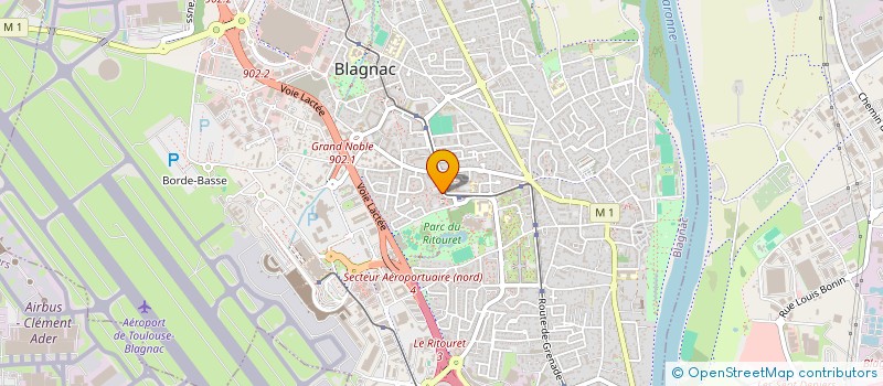 localisation de l'entreprise NANY  BLAGNAC