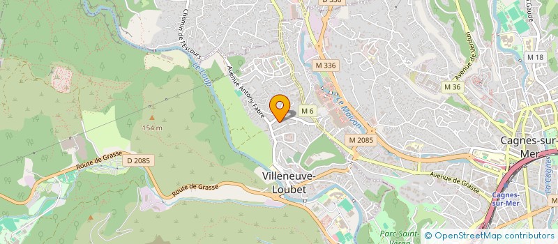 localisation de l'entreprise NANY à VILLENEUVE-LOUBET
